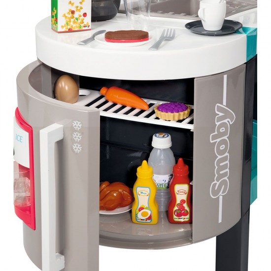 Bucatarie copii Smoby Tefal French Touch Bubble cu oala magica si accesorii