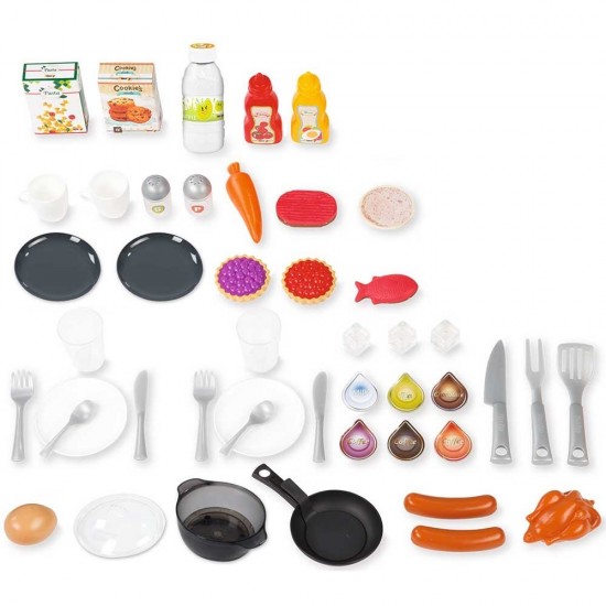 Bucatarie Smoby Tefal Super Chef Deluxe cu grill si aparat de cafea