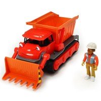Buldozer Dickie Toys Bob Constructorul Action Team Muck cu 1 figurina Leo