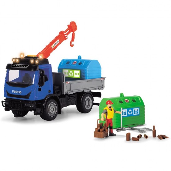 Centru de reciclare cu camion Dickie Toys 