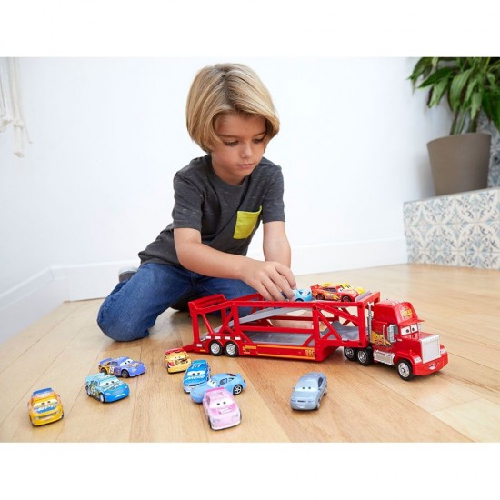 Camion Disney Cars Mattel Mack cu trailer