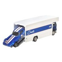 Camion Hot Wheels Mattel Car Culture Coupe Fleet Flyer cu masina Custom Corvette