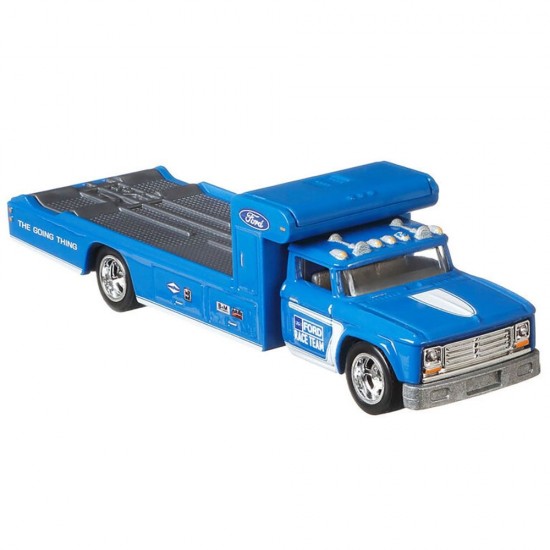 Camion Hot Wheels cu masina Ford Mustang Boss 302