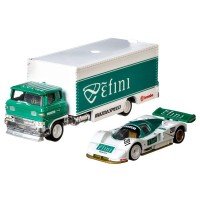 Camion Hot Wheels Mattel Car Culture Sakura Sprinter cu masina Mazda 787B