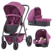 Carucior Chipolino Avia 3 in 1 Orchid Linen