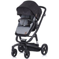 Carucior Chipolino Electra 3 in 1 negru cu cadru negru