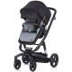 Carucior Chipolino Electra 3 in 1 negru cu cadru negru