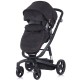 Carucior Chipolino Electra 3 in 1 negru cu cadru negru