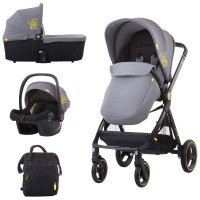 Carucior copii Chipolino Elite 3 in 1 Asphalt
