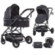 Carucior copii Chipolino Estelle 3 in 1 Asphalt