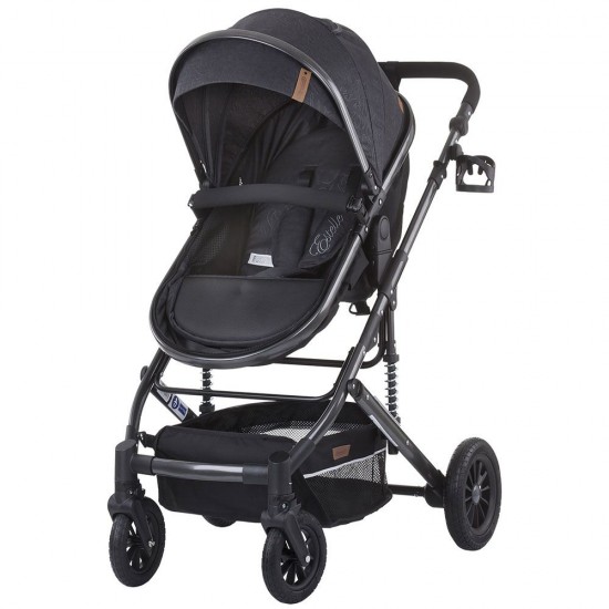 Carucior copii Chipolino Estelle 3 in 1 Asphalt