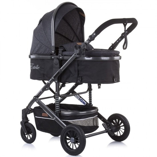 Carucior copii Chipolino Estelle 3 in 1 Asphalt