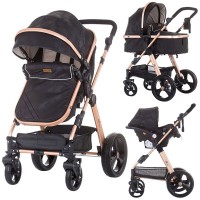Carucior Chipolino Havana 3 in 1 Onyx