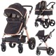 Carucior Chipolino Havana 3 in 1 Onyx