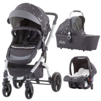 Carucior Chipolino Malta 3 in 1 Silver