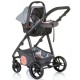 Carucior Chipolino Milo 2 in 1 Ash