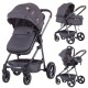 Carucior Chipolino Noah 2 in 1 cu cosulet auto Grey Denim