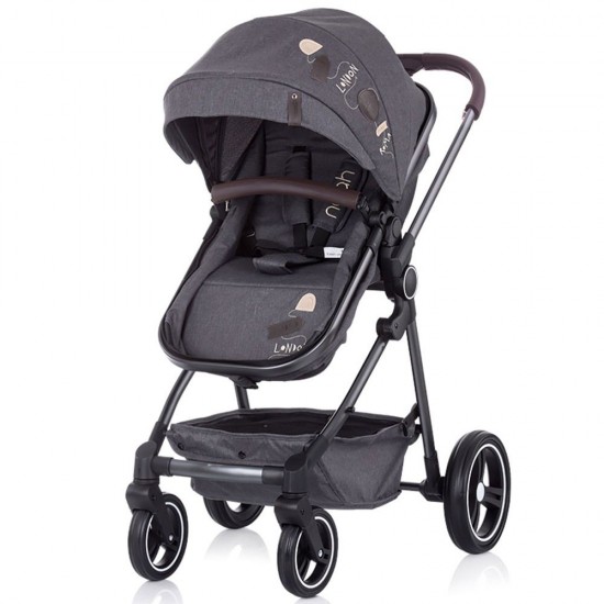 Carucior Chipolino Noah 2 in 1 cu cosulet auto Grey Denim