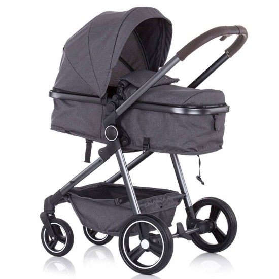 Carucior Chipolino Noah 2 in 1 cu cosulet auto Grey Denim