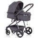 Carucior Chipolino Noah 2 in 1 cu cosulet auto Grey Denim