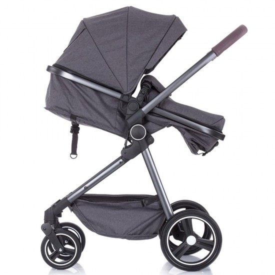 Carucior Chipolino Noah 2 in 1 cu cosulet auto Grey Denim