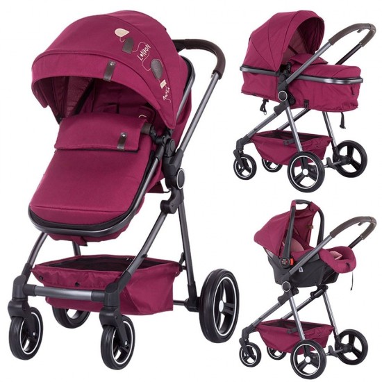 Carucior Chipolino Noah 3 in 1 Orchid Linen