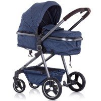 Carucior transformabil Chipolino Noah 2 in 1 Blue Denim