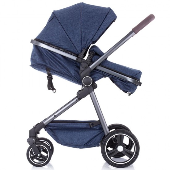 Carucior transformabil Chipolino Noah 2 in 1 Blue Denim