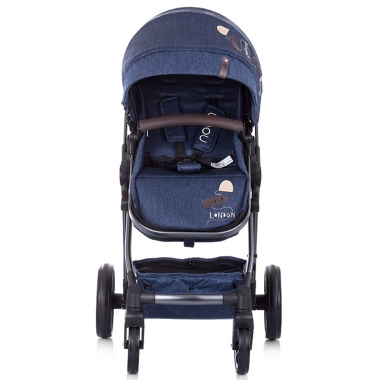 Carucior transformabil Chipolino Noah 2 in 1 Blue Denim