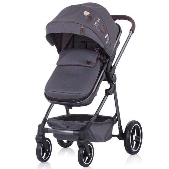 Carucior transformabil Chipolino Noah 2 in 1 Grey Denim