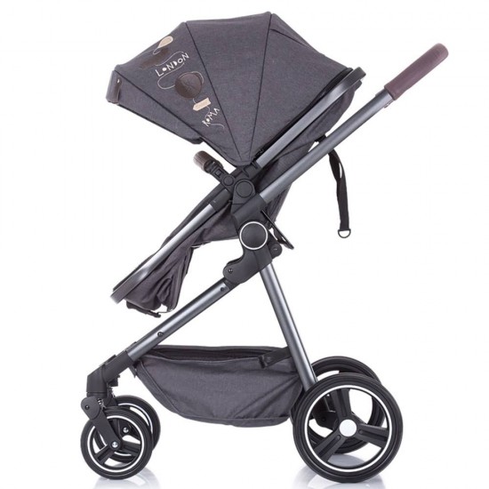 Carucior transformabil Chipolino Noah 2 in 1 Grey Denim
