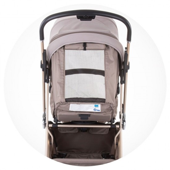 Carucior copii Chipolino Piruet 3 in 1 Latte cu sezut rotativ