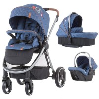 Carucior Chipolino Prema 3 in 1 Denim