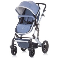 Carucior Chipolino Terra 2 in 1 cu cosulet auto Blue Linen