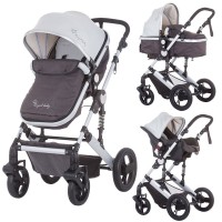 Carucior Chipolino Terra 2 in 1 cu cosulet auto Graphite Linen