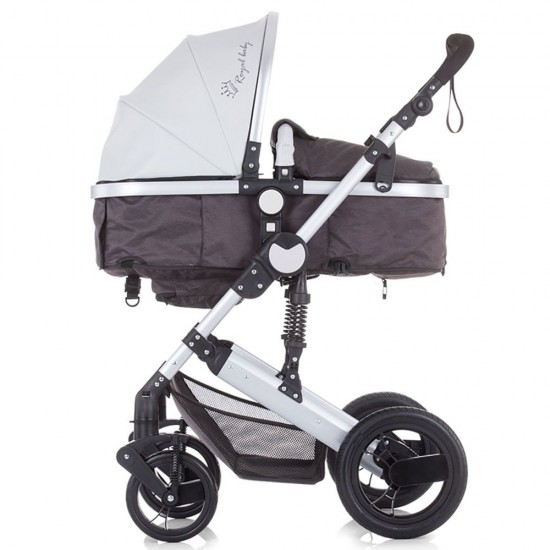 Carucior Chipolino Terra 2 in 1 cu cosulet auto Graphite Linen