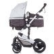 Carucior Chipolino Terra 2 in 1 cu cosulet auto Graphite Linen