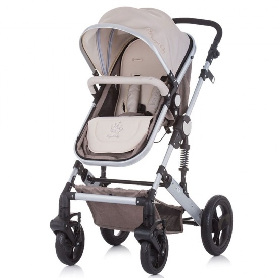 Carucior Chipolino Terra 2 in 1 cu cosulet auto Mocca Linen