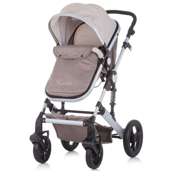 Carucior Chipolino Terra 2 in 1 cu cosulet auto Mocca Linen