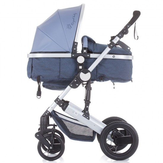 Carucior transformabil Chipolino Terra 2 in 1 Blue Linen