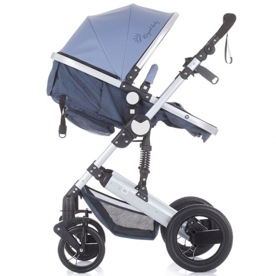 Carucior transformabil Chipolino Terra 2 in 1 Blue Linen