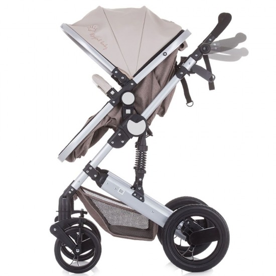 Carucior transformabil Chipolino Terra 2 in 1 Mocca Linen