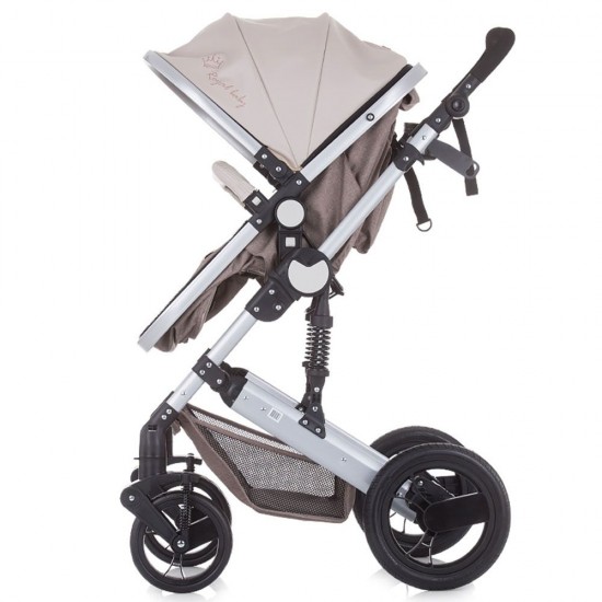 Carucior transformabil Chipolino Terra 2 in 1 Mocca Linen