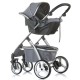 Carucior Chipolino Up & Down 3 in 1 Granite Grey