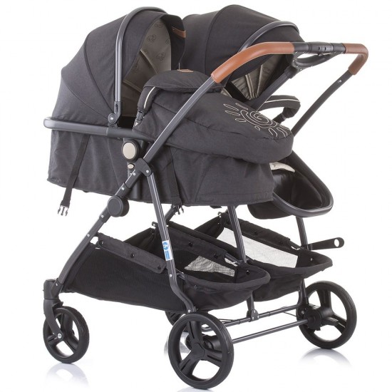 Carucior gemeni Chipolino Duo Smart 2 in 1 Vanilla