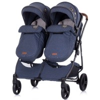 Carucior gemeni Chipolino Duo Smart Denim