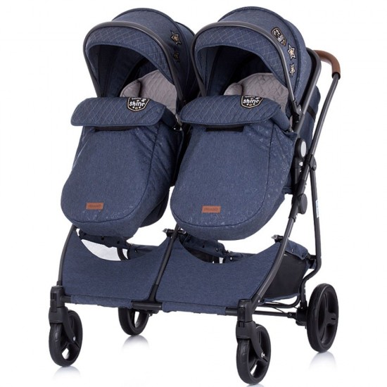 Carucior gemeni Chipolino Duo Smart Denim