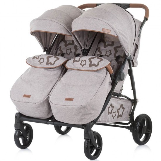 Carucior gemeni Chipolino Passo Doble Caramel