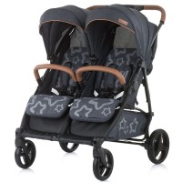 Carucior gemeni Chipolino Passo Doble Granite Grey