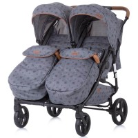 Carucior gemeni Chipolino Passo Doble Graphite